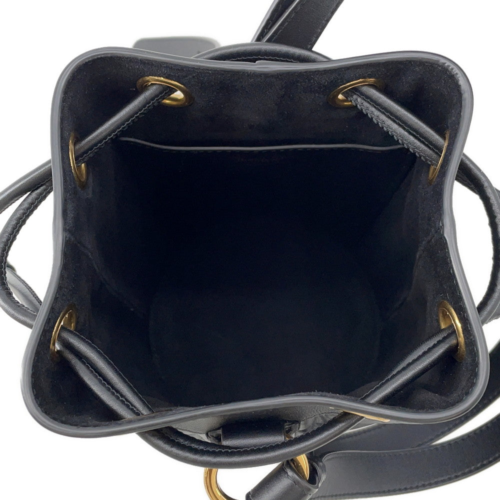 Dior Maxicannage Backpack BlackM3350UHOW_M900 Calf Leather Size Small