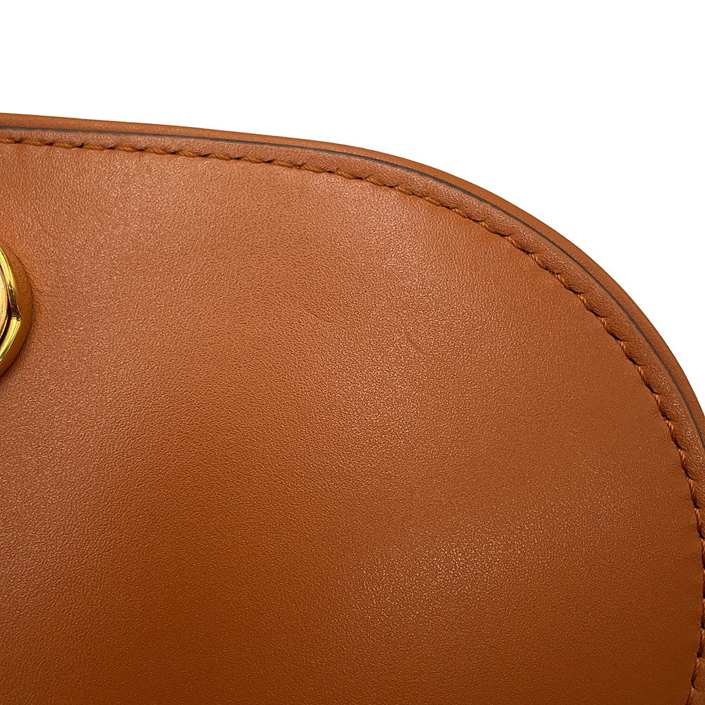 FENDI Camon Brown/Beige8BS082 Leather Size Small