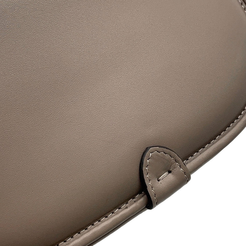 FENDI C'mon Shoulder Bag Greige8BS082 Leather Size Small