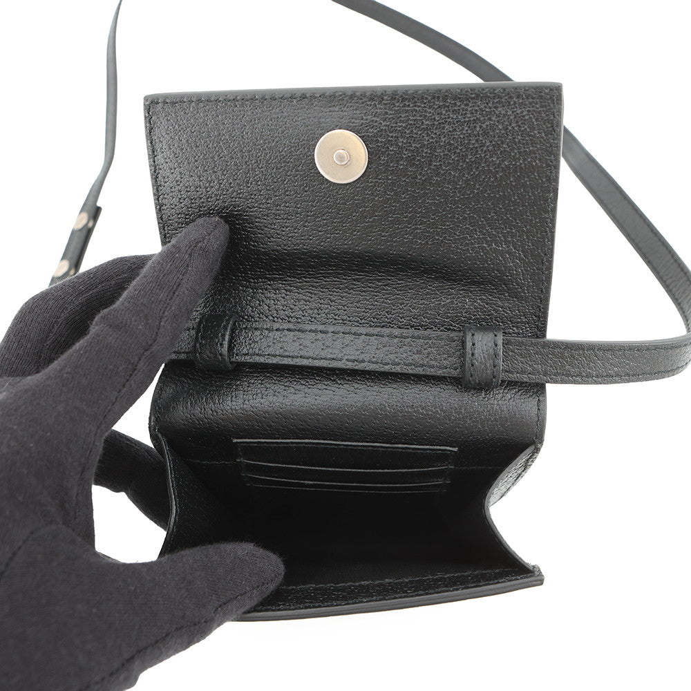 GUCCI Off the Grit Shoulder Bag Black625599 GGNylon