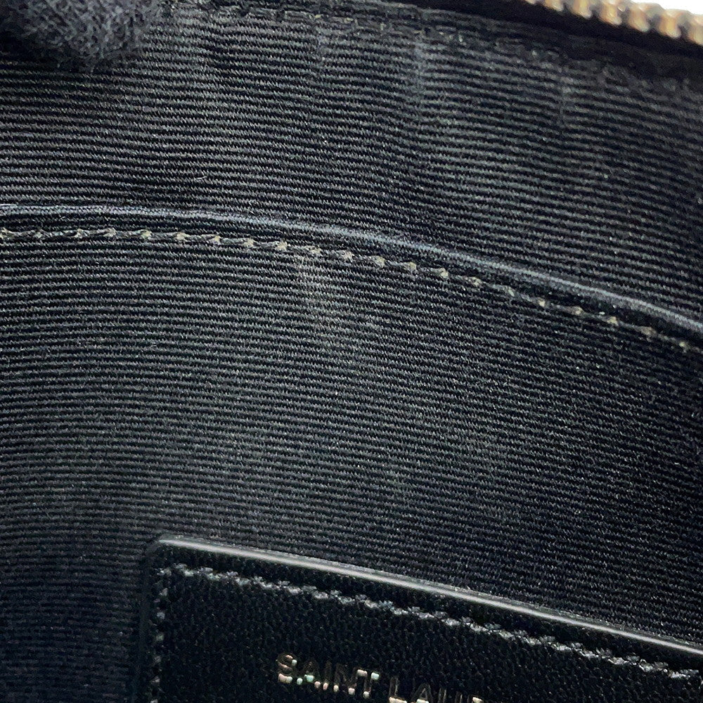 SAINT LAURENT PARIS Niki Bill Pouch Black583577 Leather
