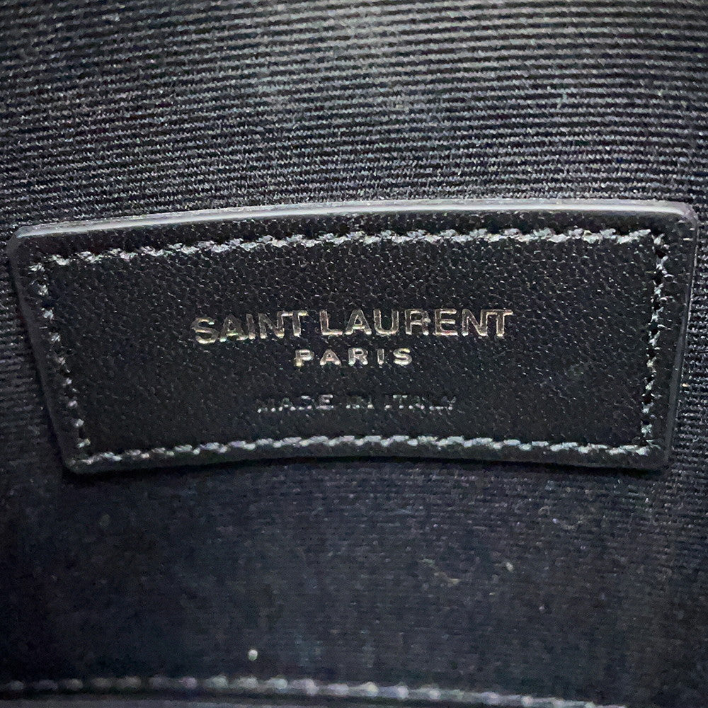 SAINT LAURENT PARIS Niki Bill Pouch Black583577 Leather
