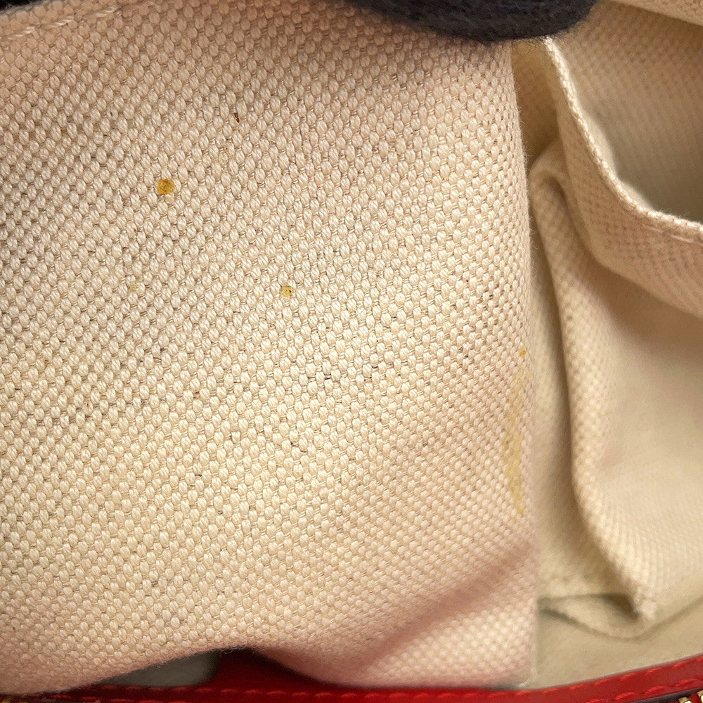 GUCCI Diamante Tote Bag Red269878 Leather