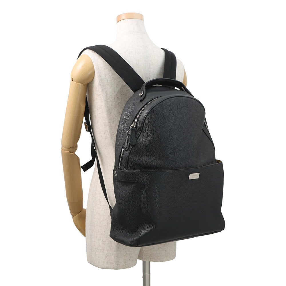 FENDI Backpack Black7VZ053 Leather