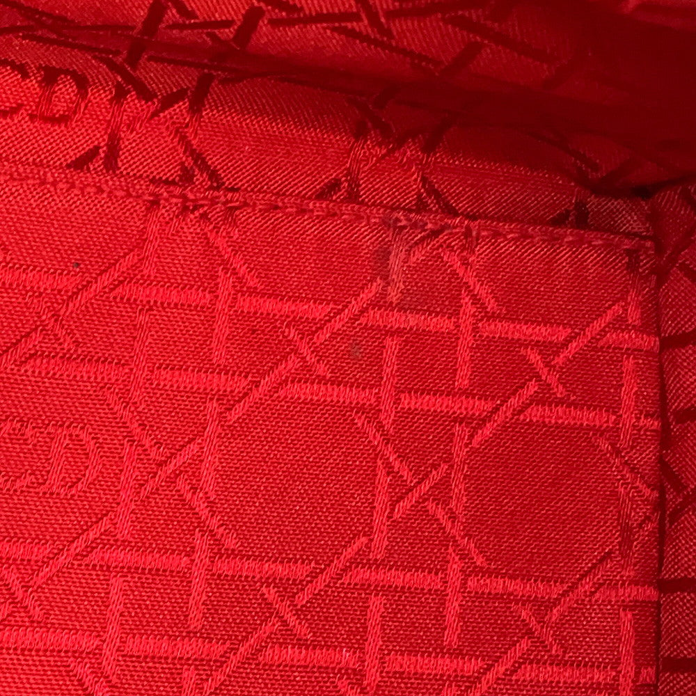 Dior Lady Dior 2WAYBag Black Leather Size Medium