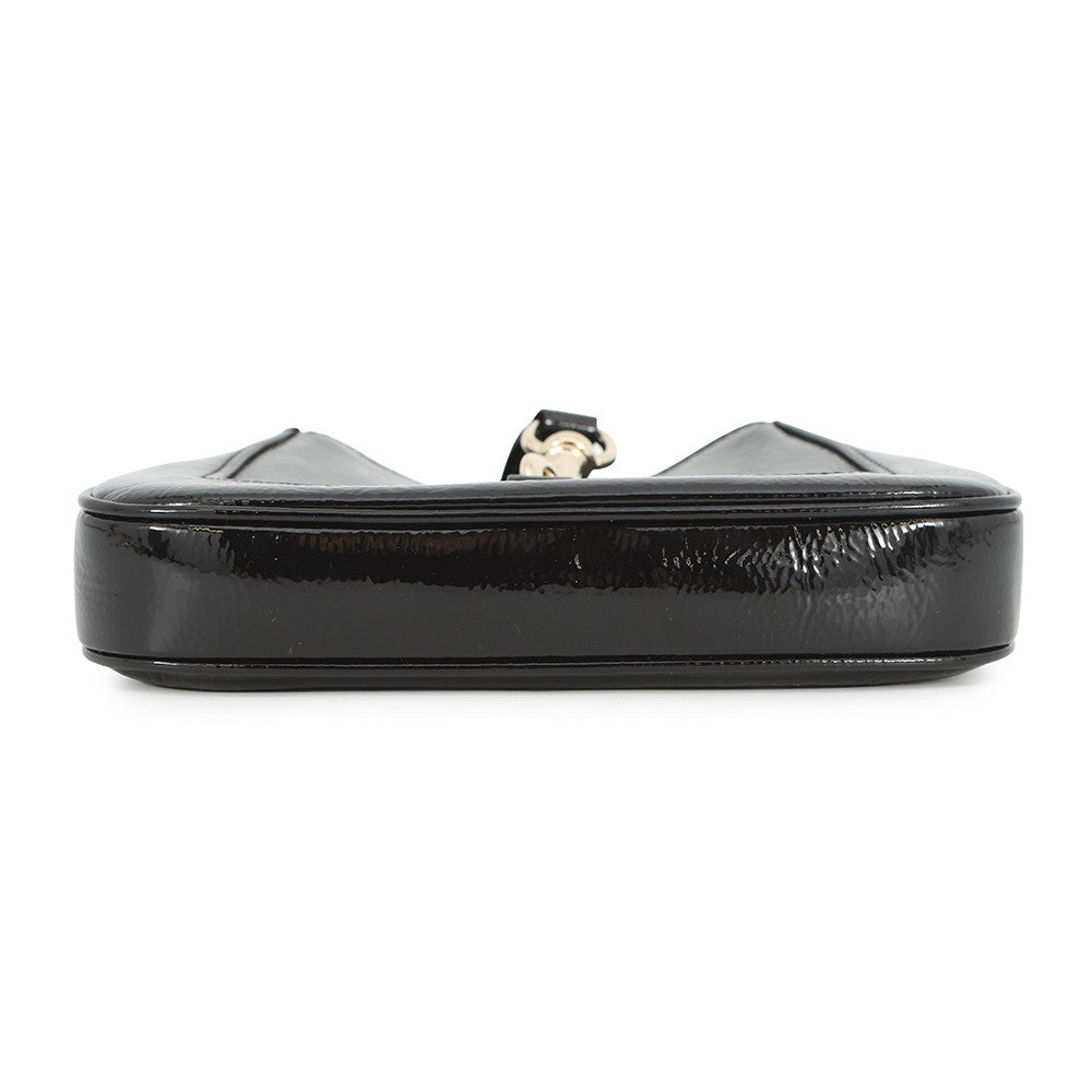 GUCCI Jackie ChainShoulder Black782889 Patent Leather Size Mini