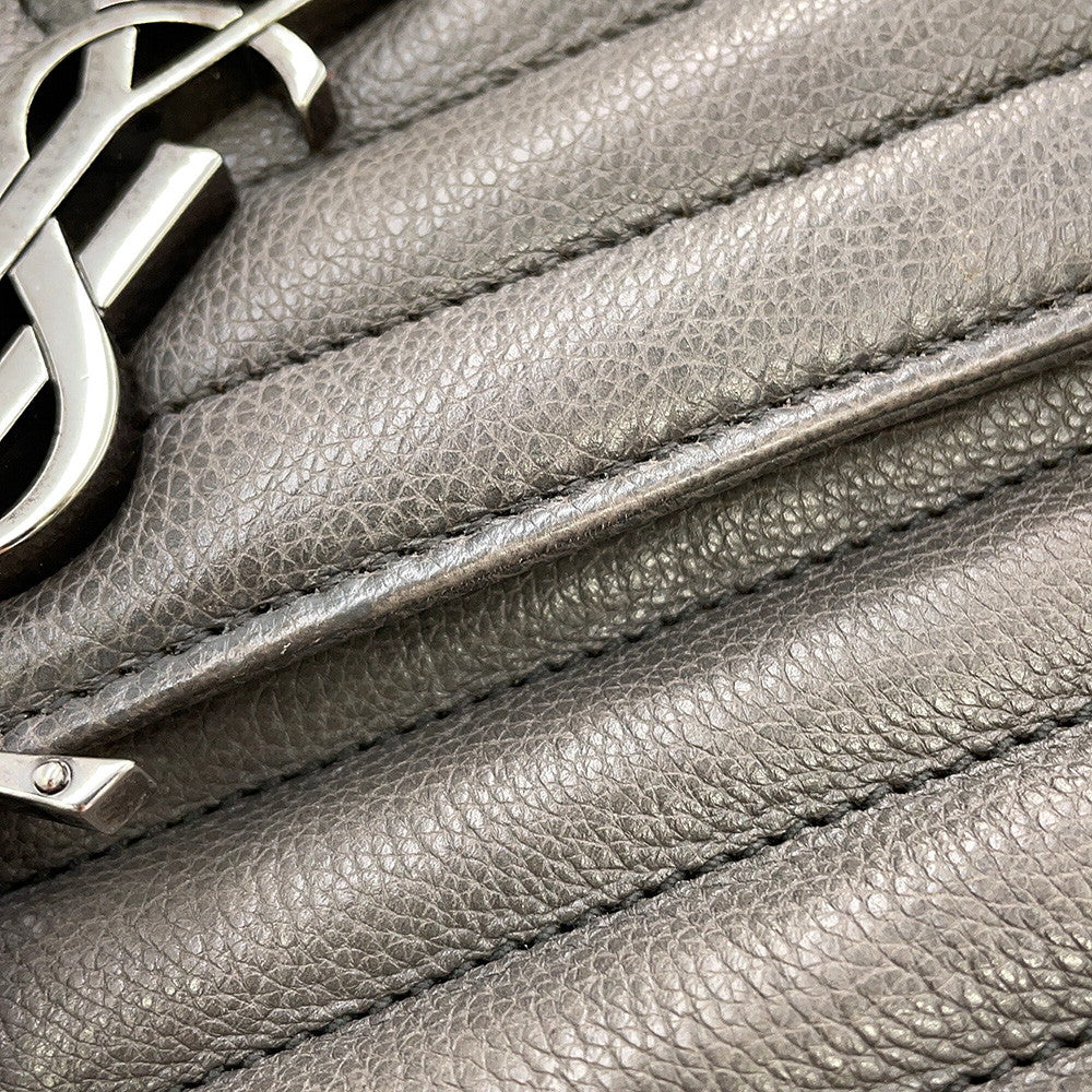 SAINT LAURENT PARIS College 2WAY Handbag Gray428056 Leather