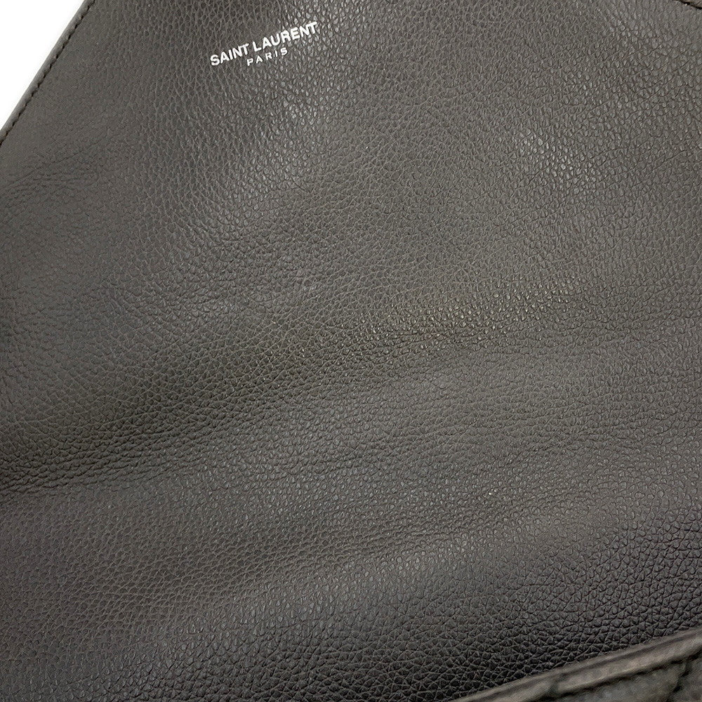SAINT LAURENT PARIS College 2WAY Handbag Gray428056 Leather