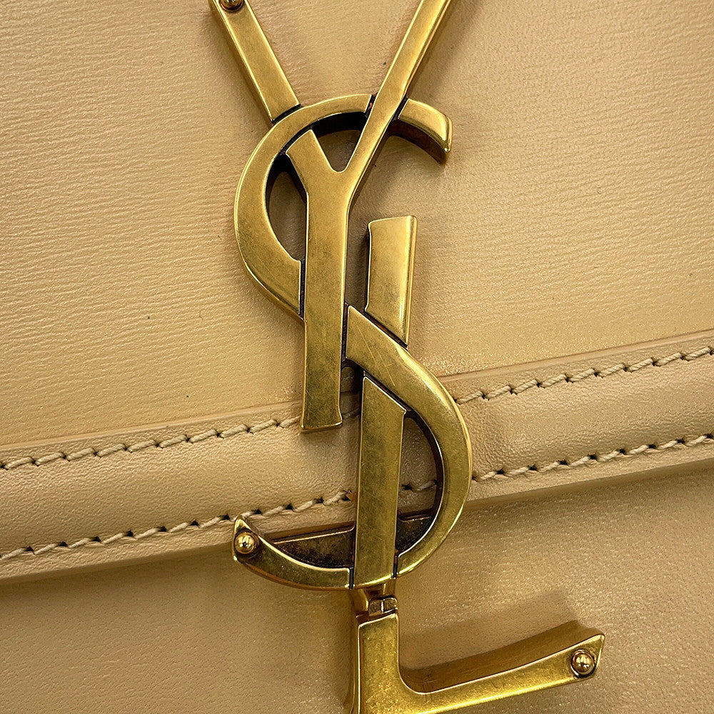 SAINT LAURENT PARIS Solferino Shoulder Bag Beige634305 Leather