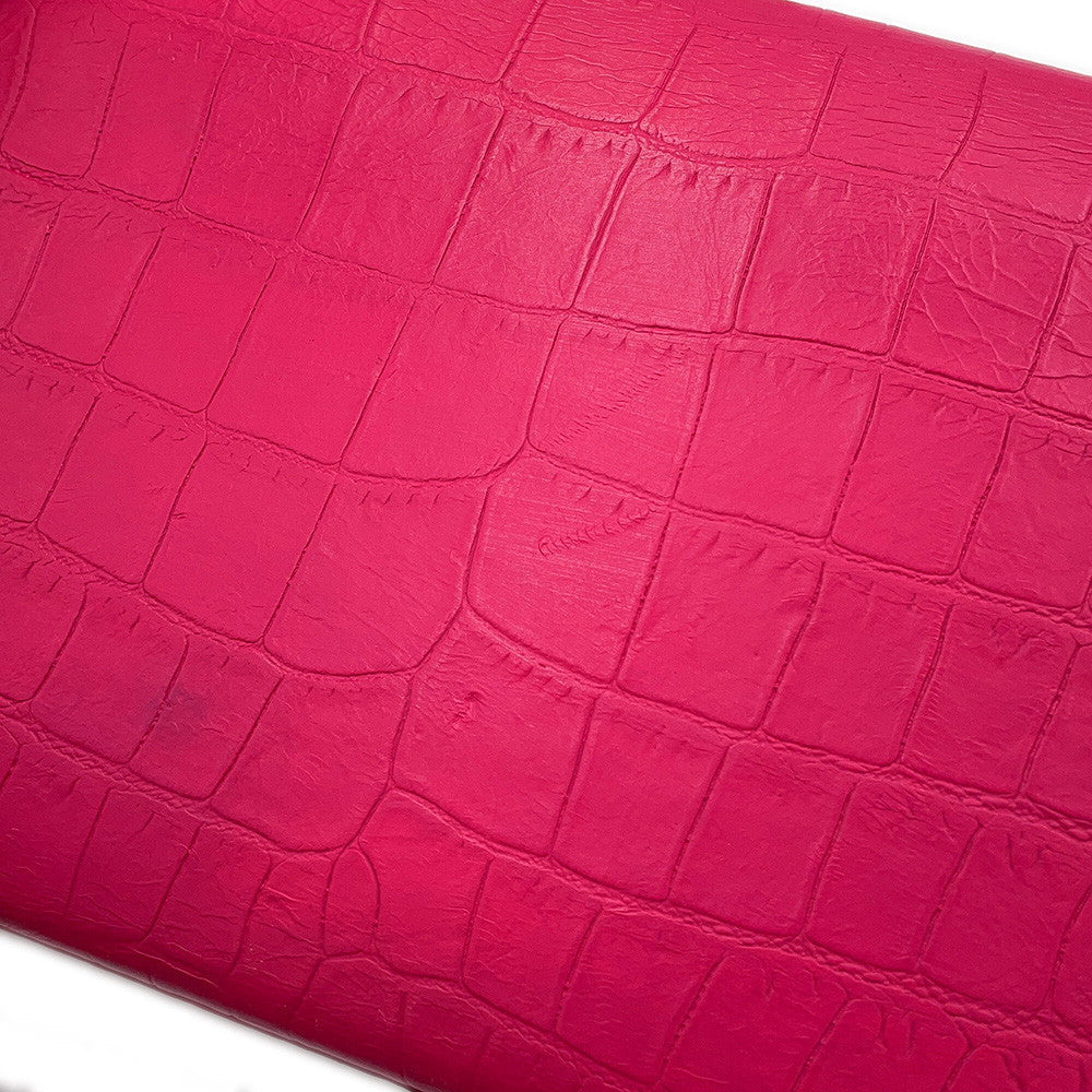 SAINT LAURENT PARIS Kate Tassel ChainShoulder Bag Pink354119 Croco embossed leather