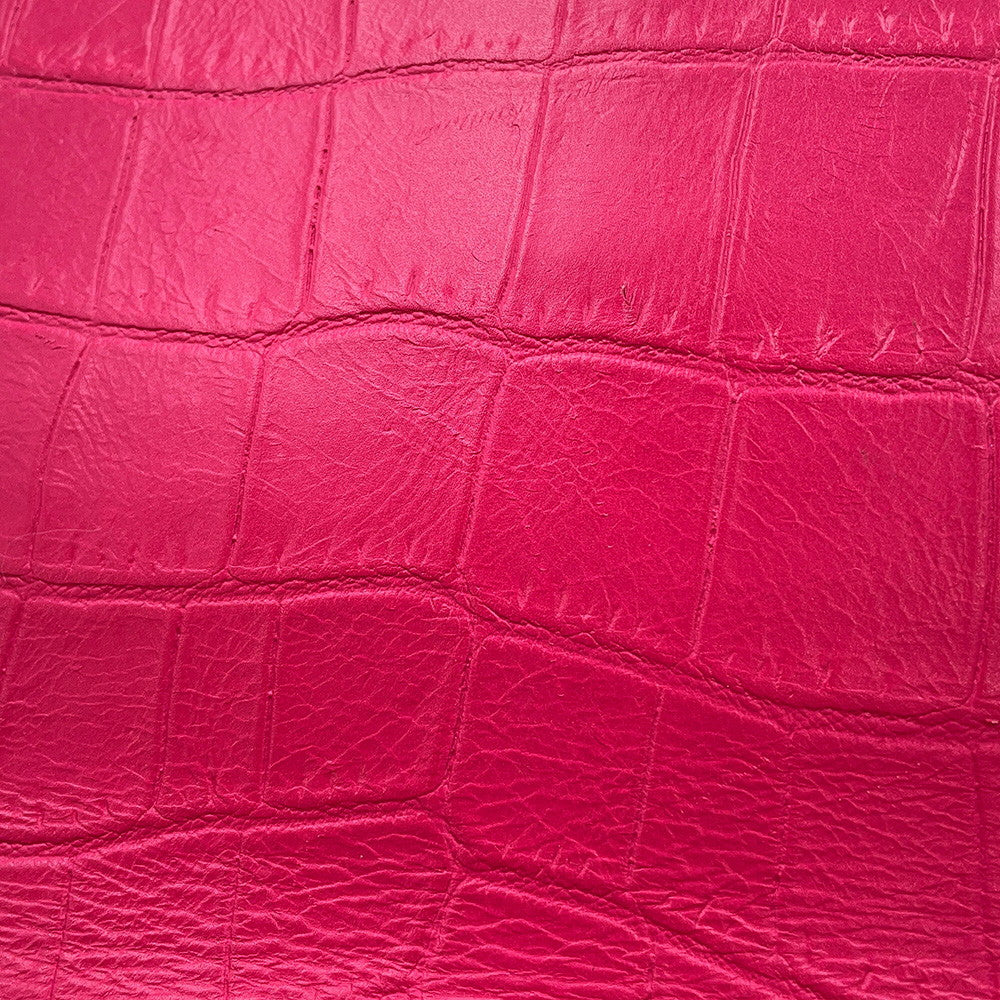 SAINT LAURENT PARIS Kate Tassel ChainShoulder Bag Pink354119 Croco embossed leather