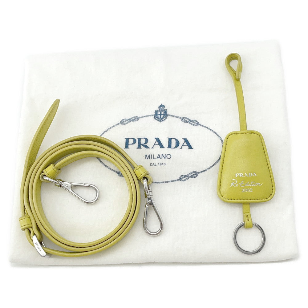PRADA Moon 2WAYHandbag Yellow1BA381 Leather