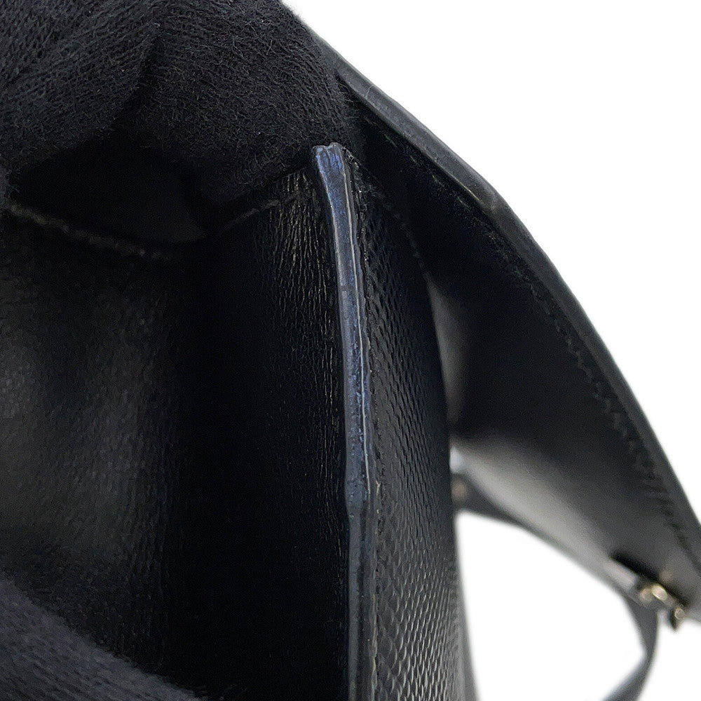 PRADA Saffiano Leather Logo Chainshoulder Bag Black1BD127 Leather