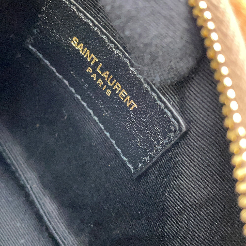 SAINT LAURENT PARIS SAD Tube Shoulder Bag Beige699703 Mouton
