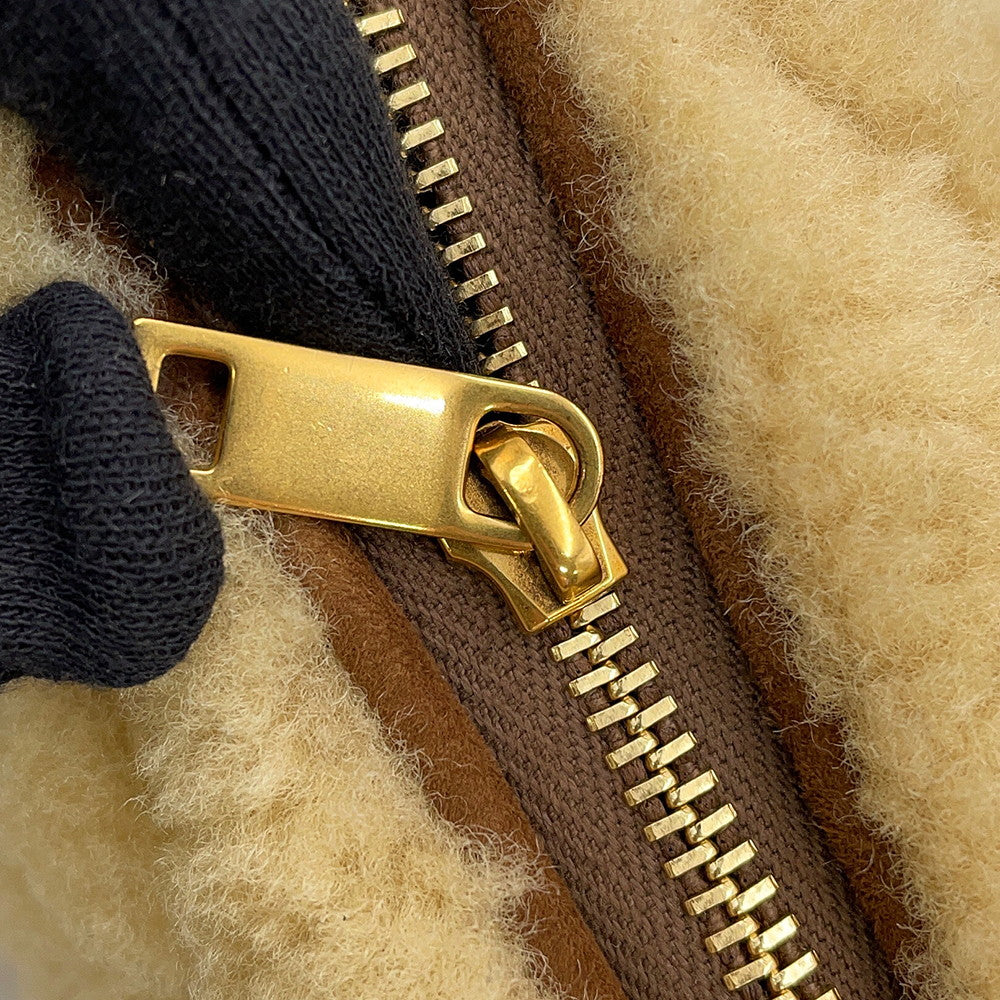 SAINT LAURENT PARIS SAD Tube Shoulder Bag Beige699703 Mouton