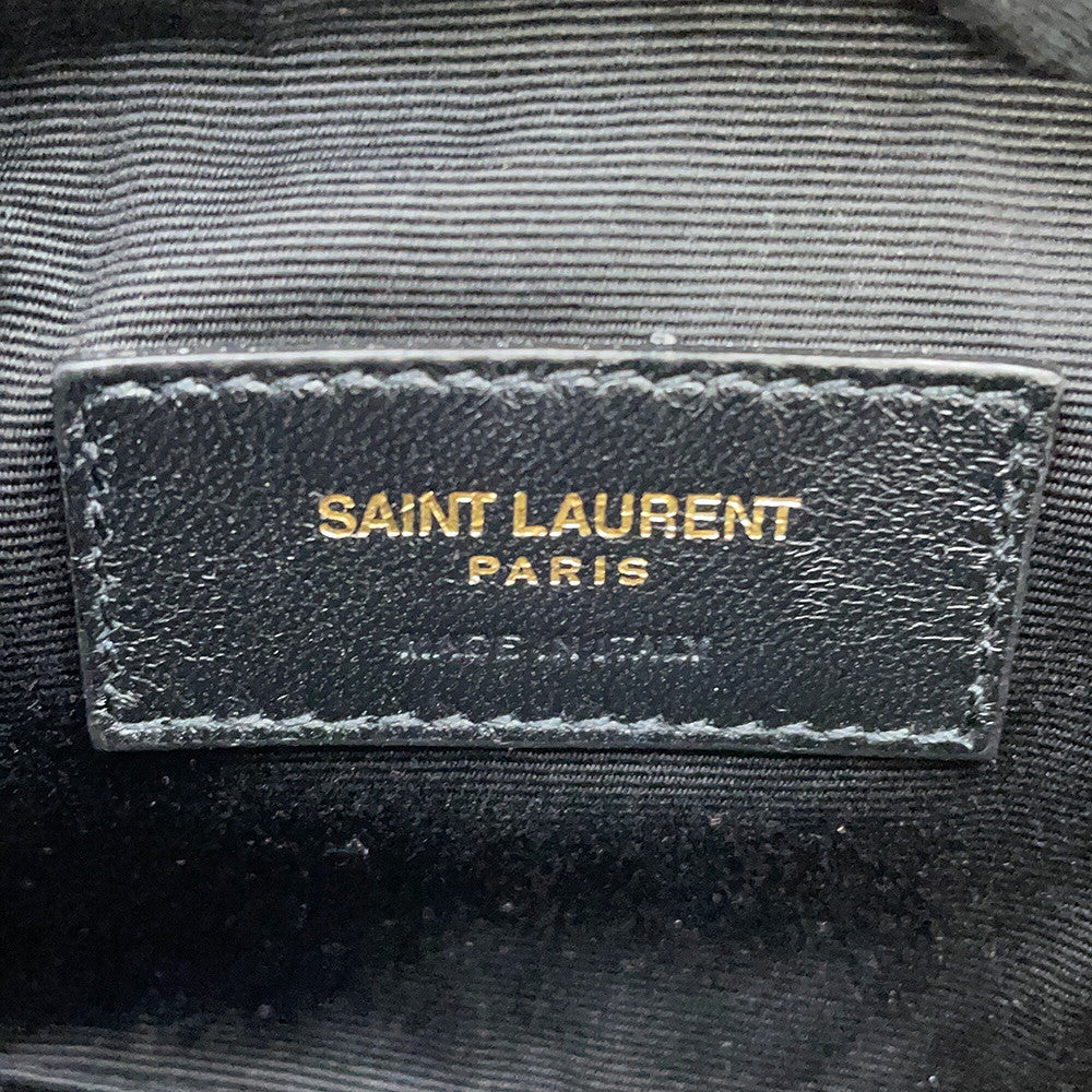 SAINT LAURENT PARIS SAD Tube Shoulder Bag Beige699703 Mouton
