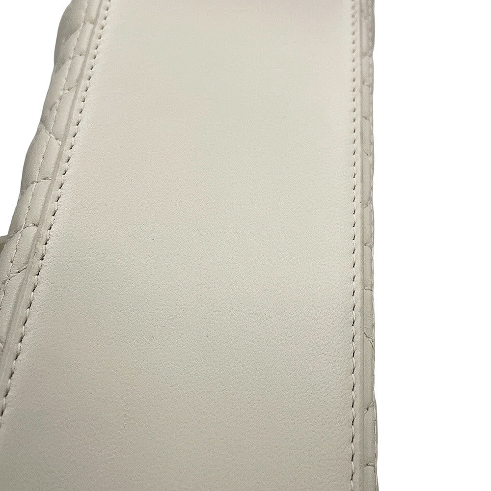 Dior LadyDior MY ABCDior WhiteM0538ONGH Leather Size Small