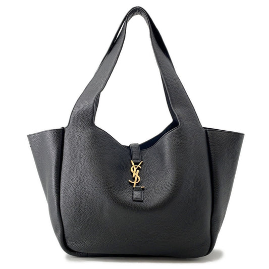 SAINT LAURENT PARIS LE 5 A 7 BEA Le Cincassette Tote Bag Black763435 Soft Deer Leather