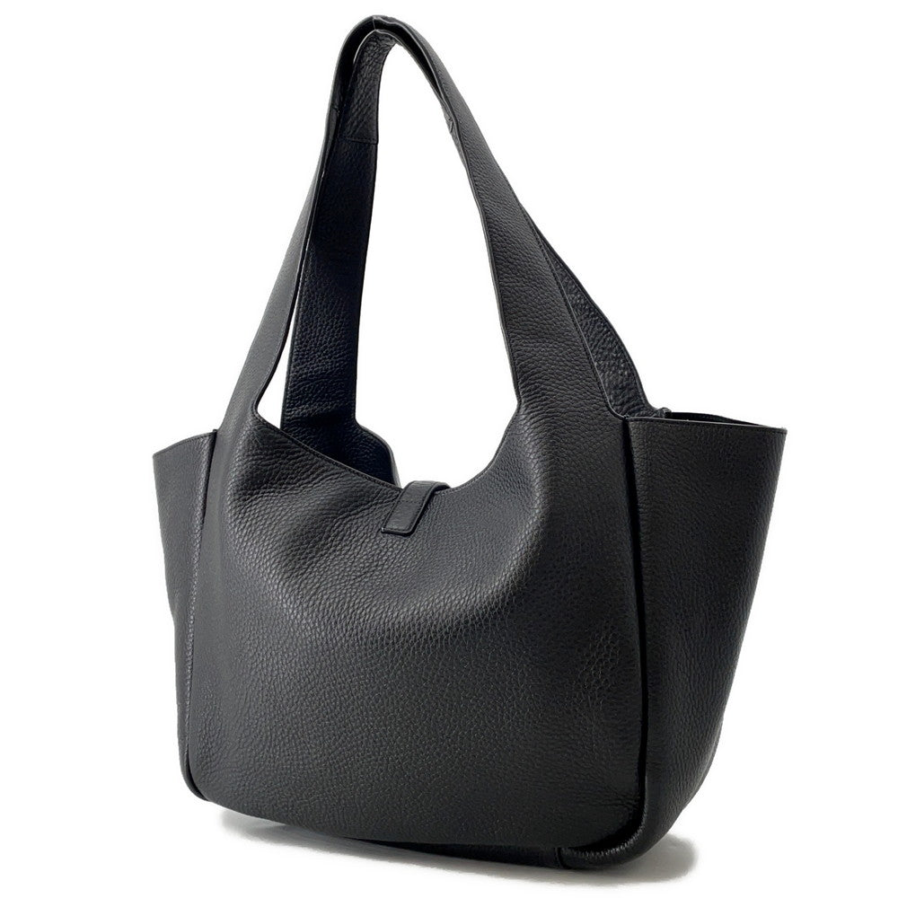 SAINT LAURENT PARIS LE 5 A 7 BEA Le Cincassette Tote Bag Black763435 Soft Deer Leather