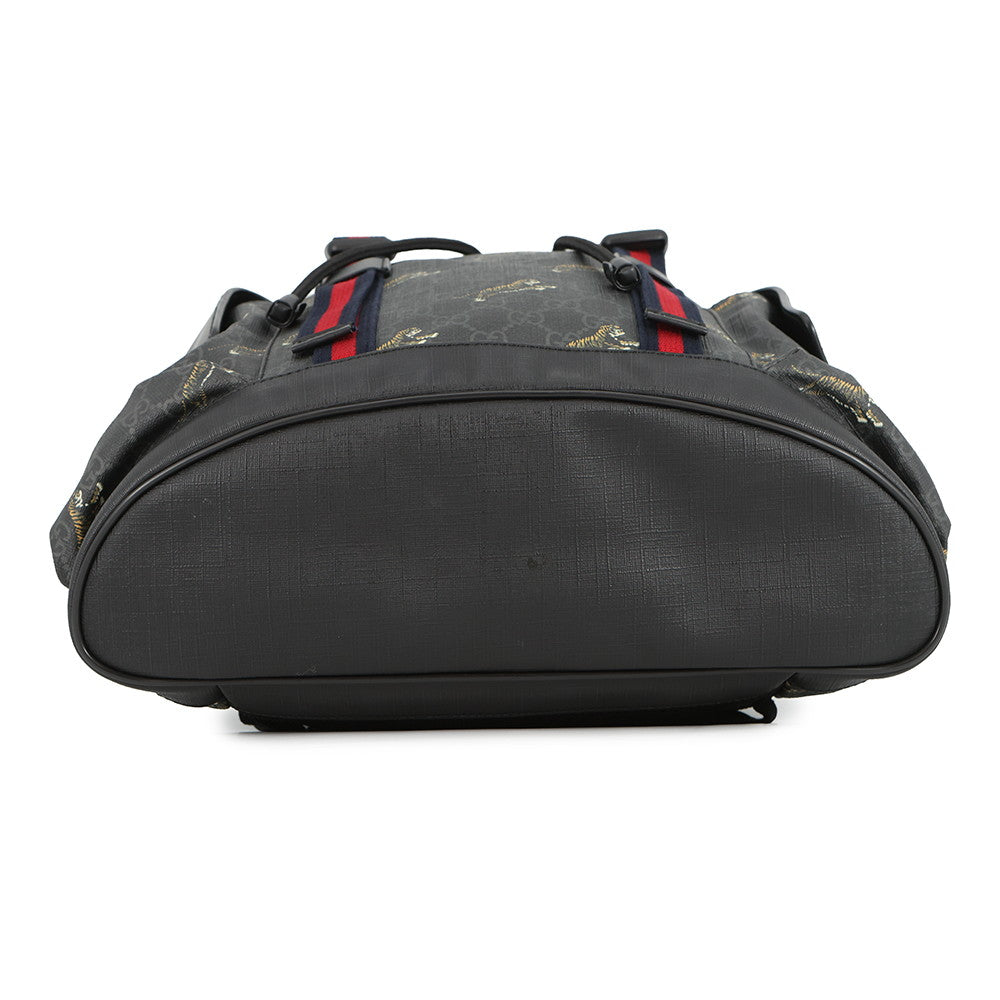GUCCI GG Supreme Backpack Black495563 GG Supreme Leather