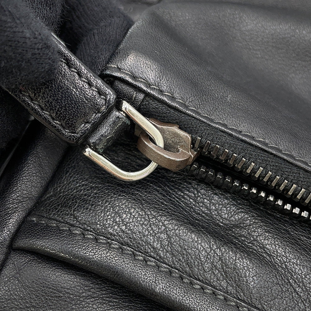 PRADA Messenger bag BlackVA0959 Leather