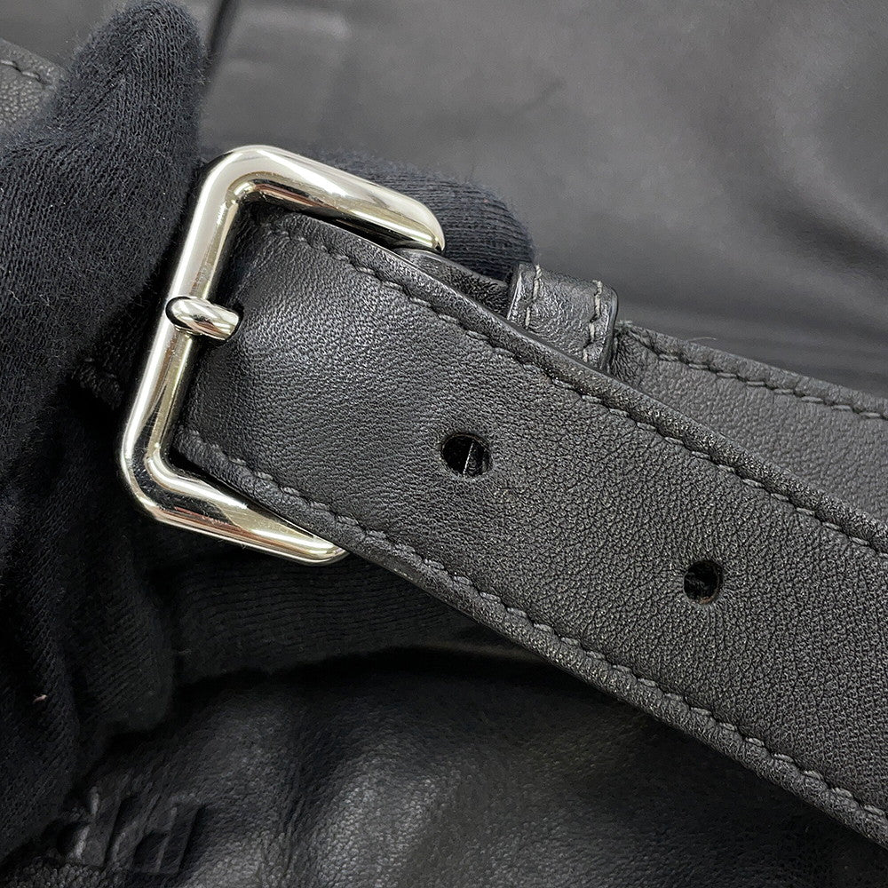 PRADA Messenger bag BlackVA0959 Leather