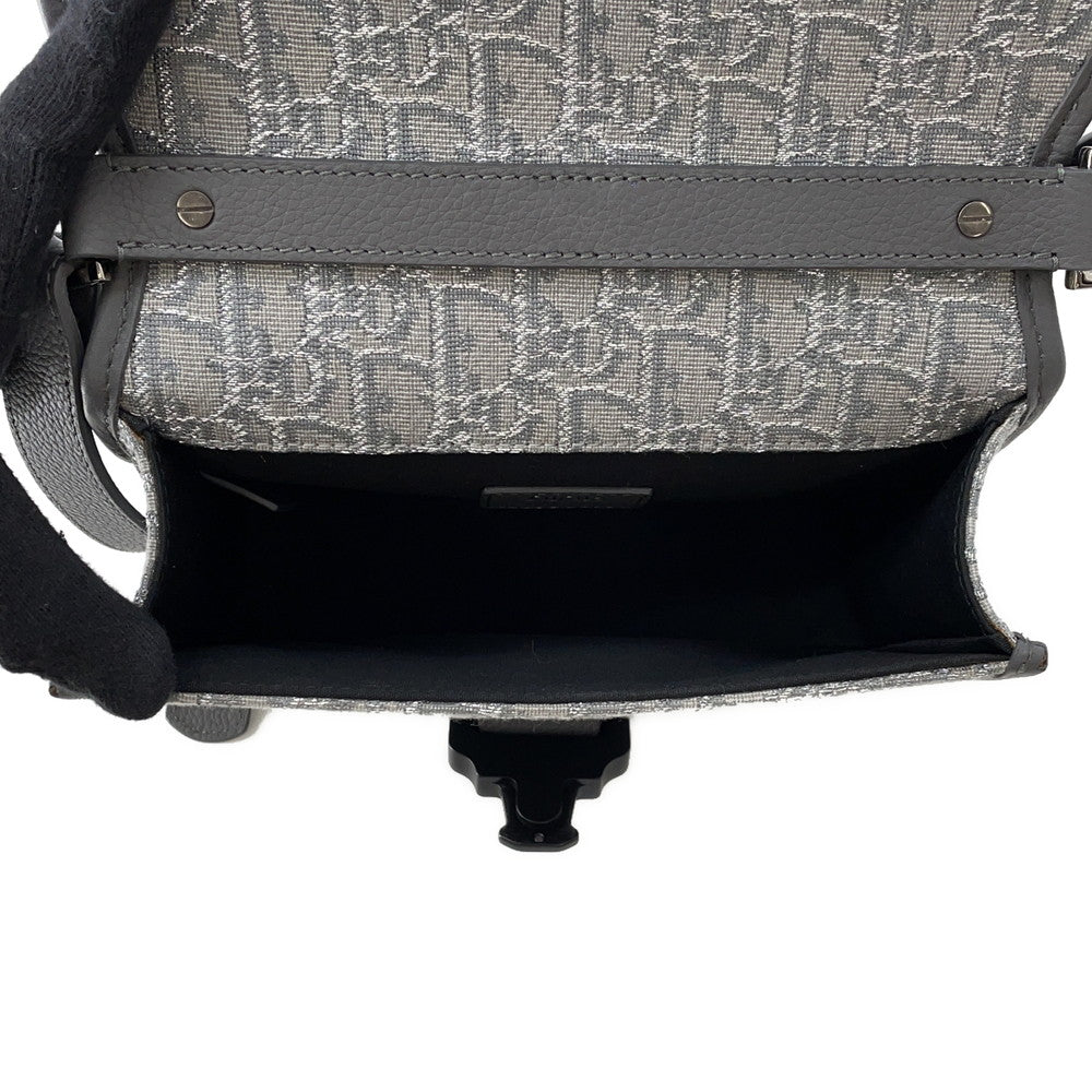 Dior Oblique Gallop Shoulder Bag Gray1ADPO033DOS_H30Q Canvas Leather