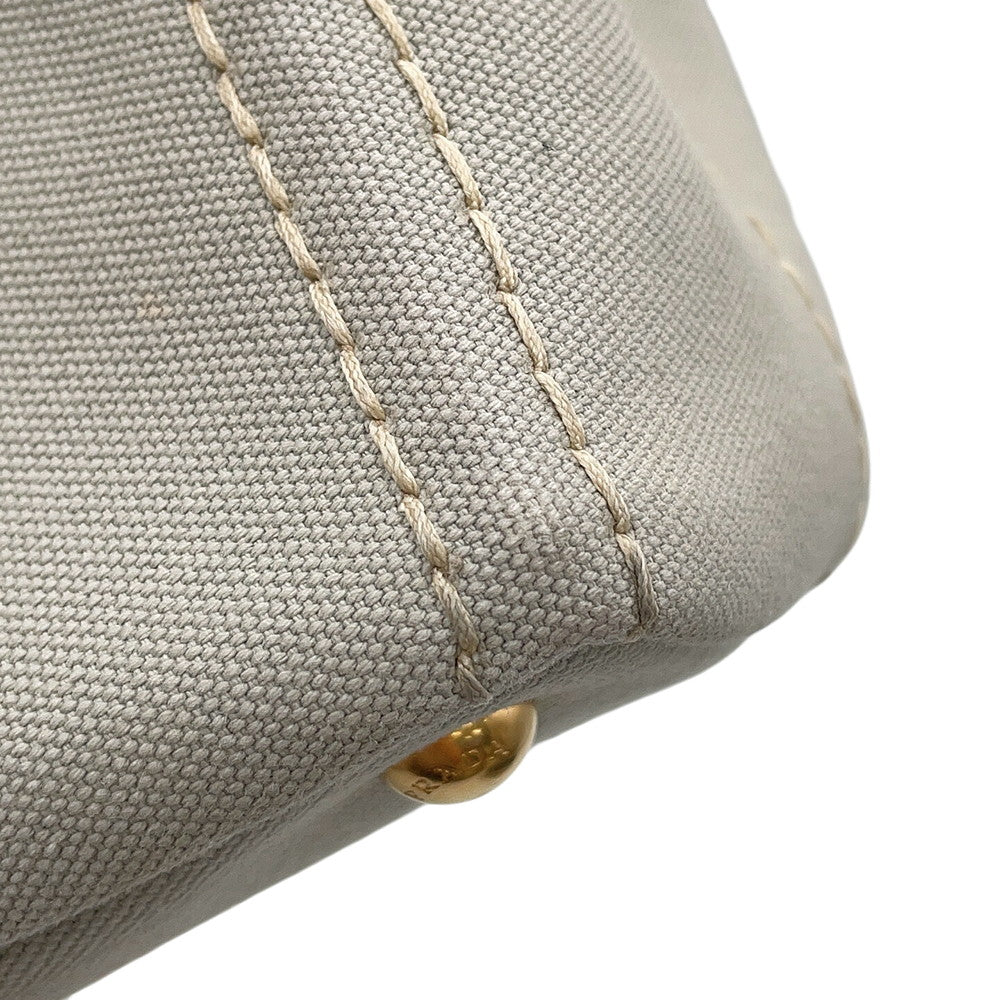 PRADA Canapa 2wayTote Bag Gray1BG439 Canvas