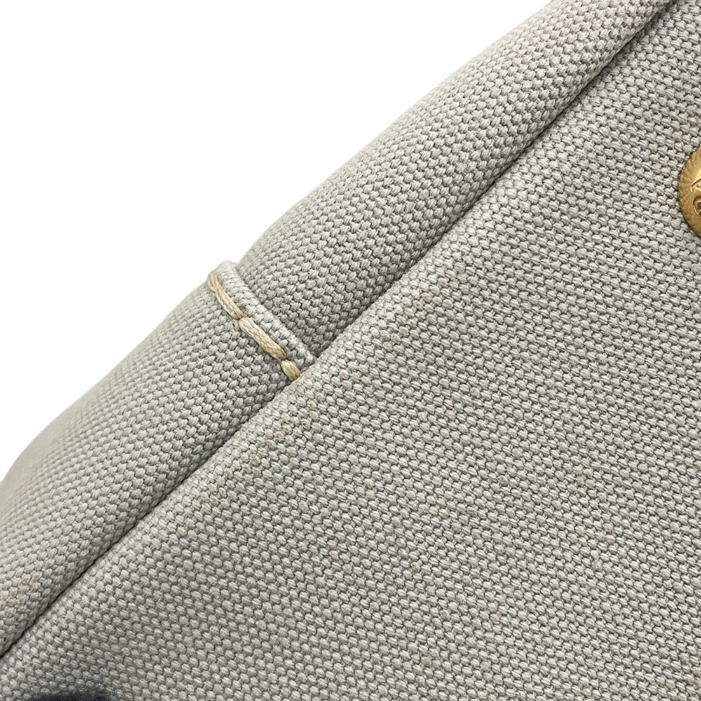 PRADA Canapa 2wayTote Bag Gray1BG439 Canvas