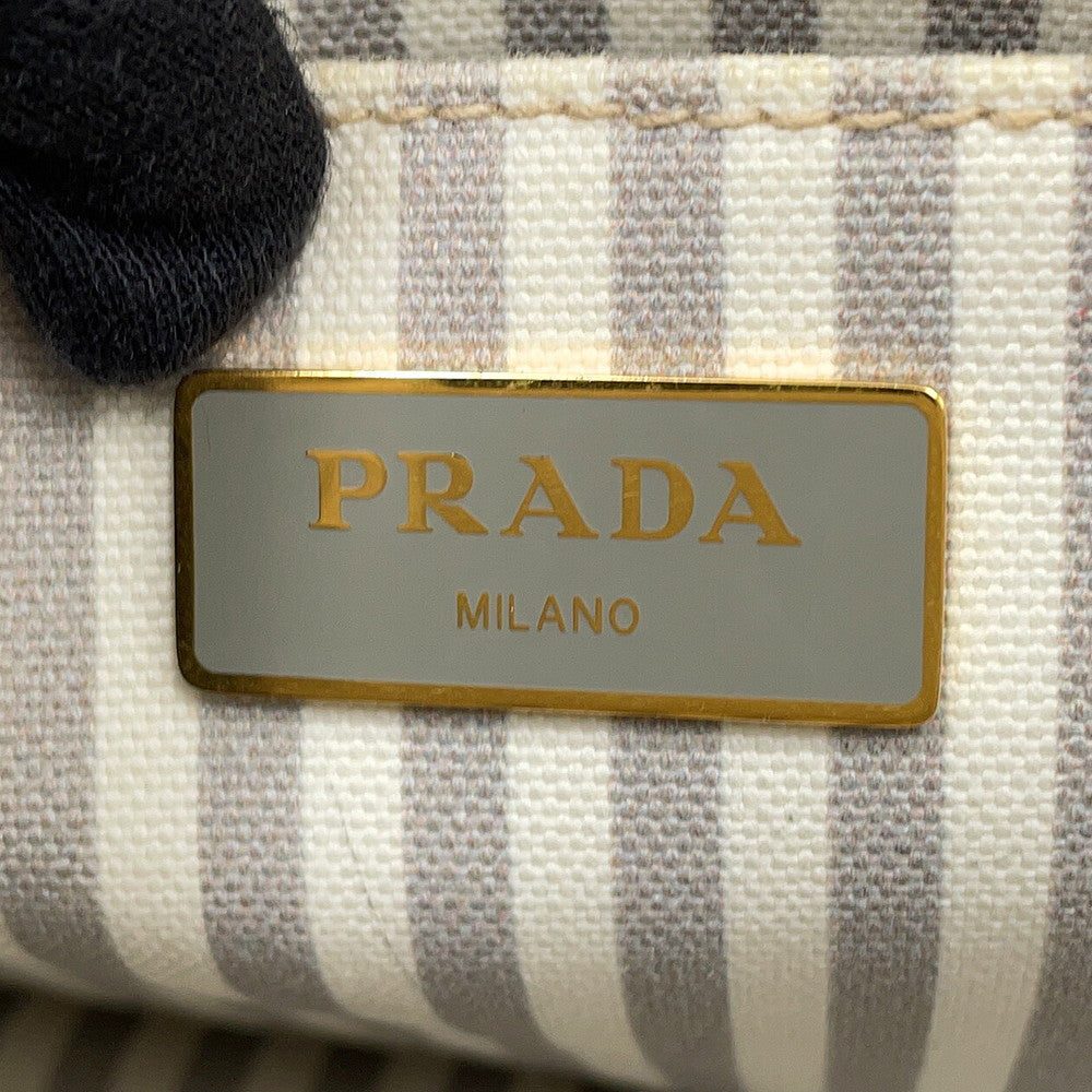 PRADA Canapa 2wayTote Bag Gray1BG439 Canvas