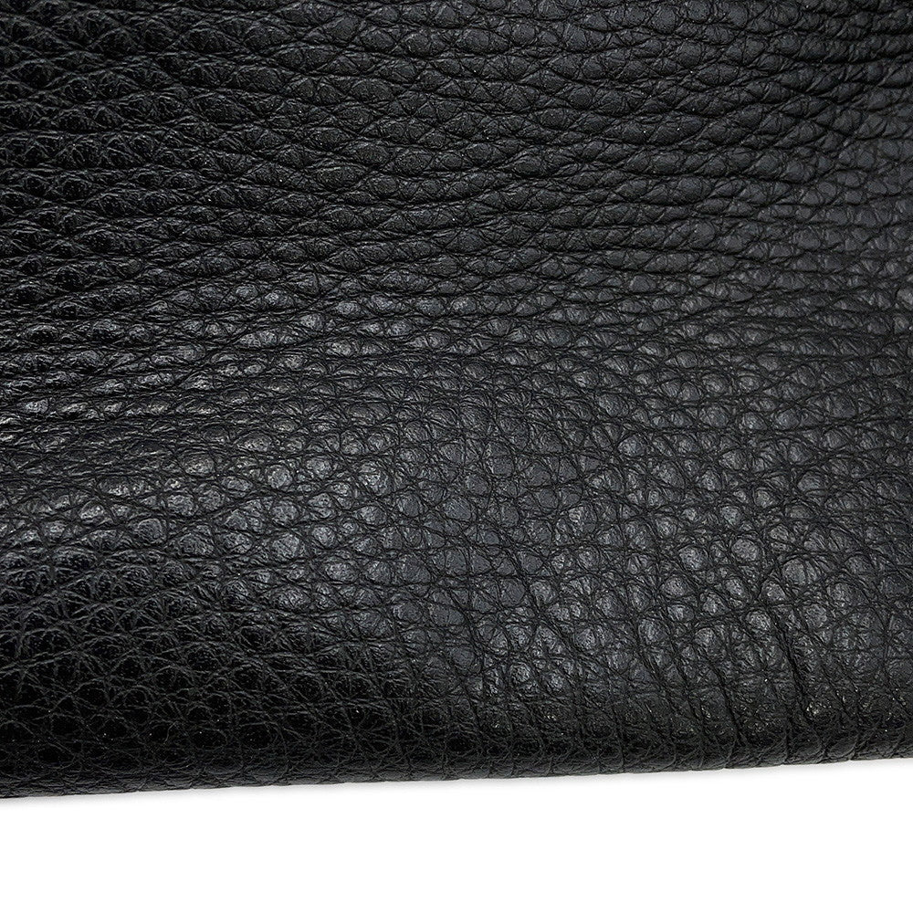 PRADA Vitello Dino Tote Bag Black1BG006 Leather
