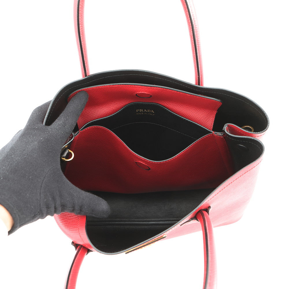 PRADA 2wayHandbag RedBN2775 Saffiano LeatherLeather