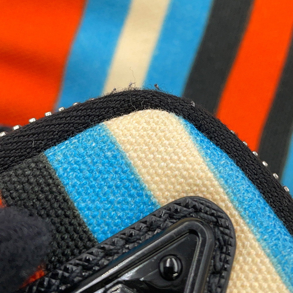 PRADA Stripe shoulder bag Multicolor2VH147 Canvas