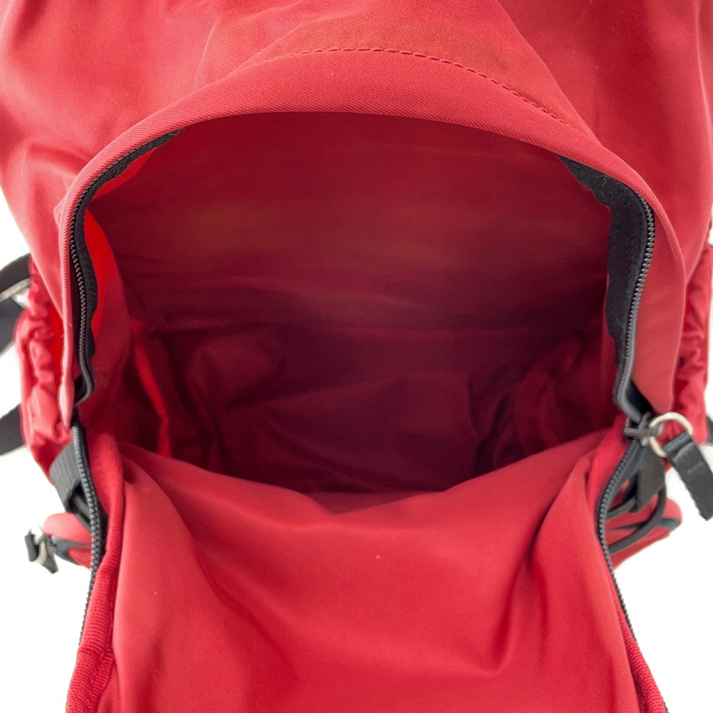 PRADA Backpack RedV418 Nylon