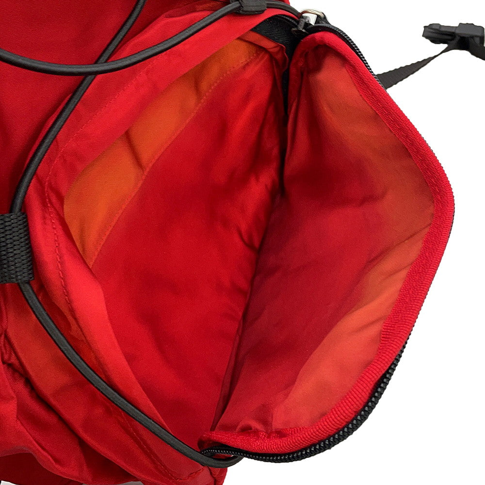 PRADA Backpack RedV418 Nylon