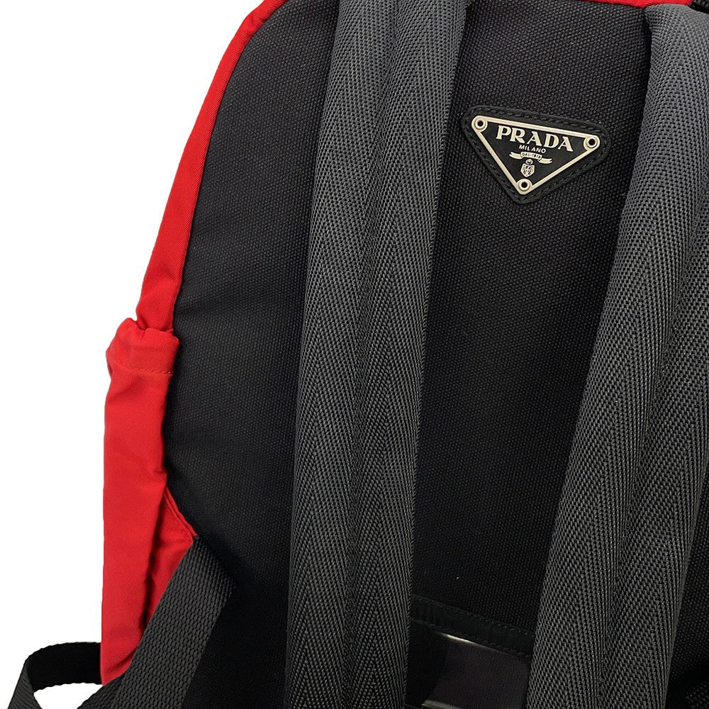 PRADA Backpack RedV418 Nylon
