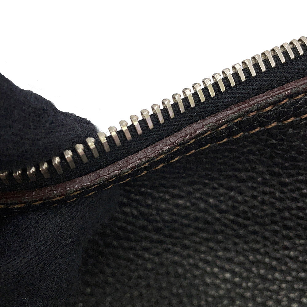 PRADA Logo Shoulder Bag BlackBT0531 Leather