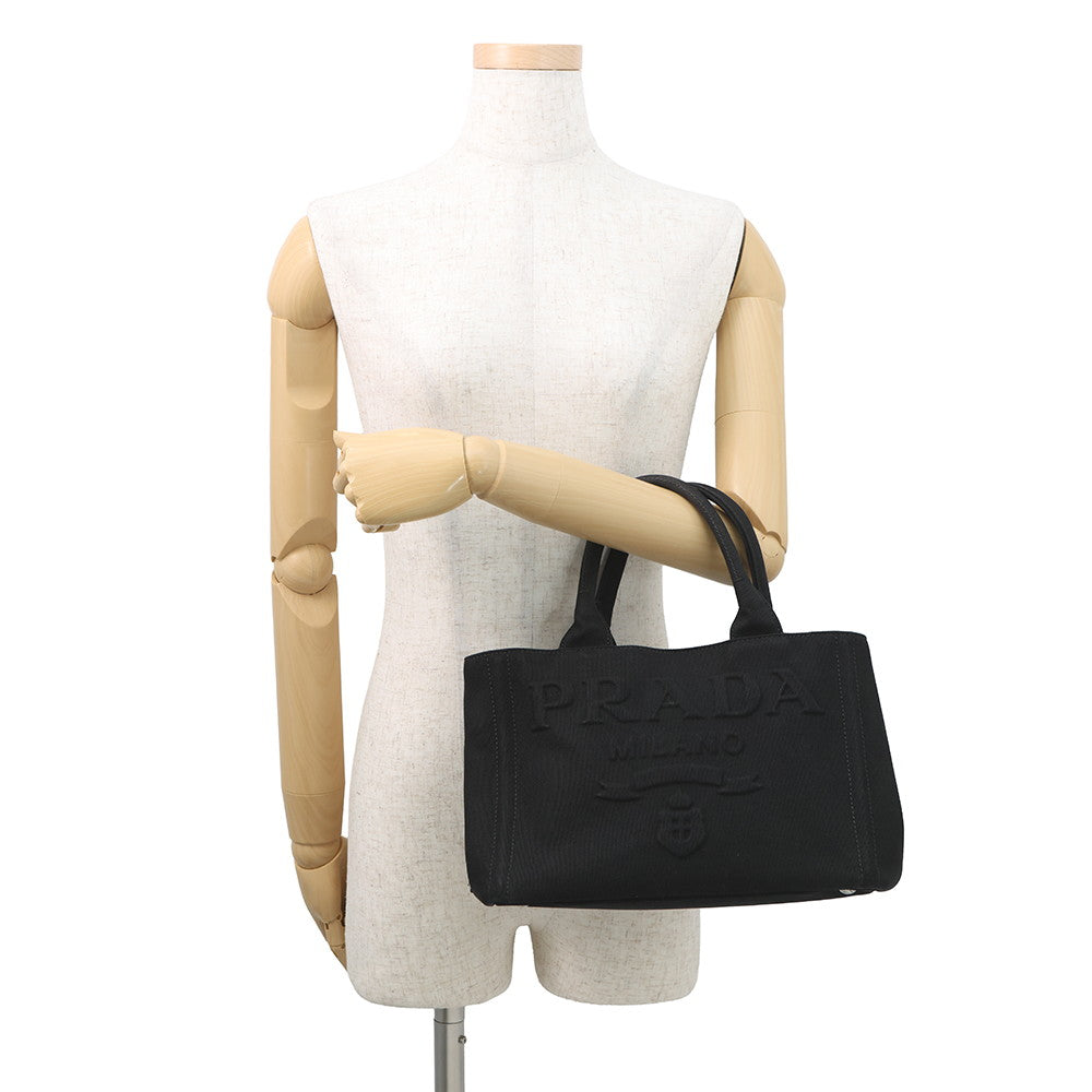 PRADA Canapa 2way Bag Black1BG439 Canvas