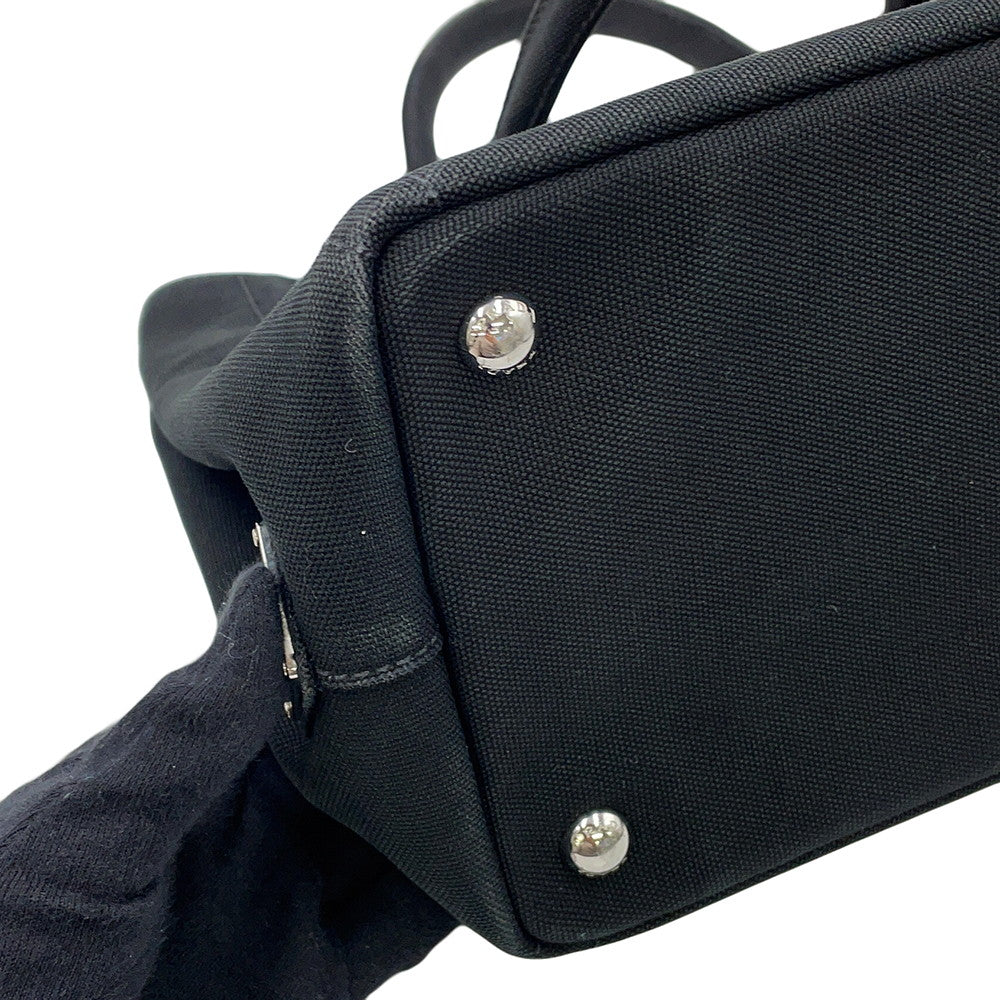 PRADA Canapa 2way Bag Black1BG439 Canvas