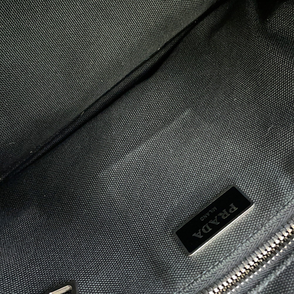 PRADA Canapa 2way Bag Black1BG439 Canvas
