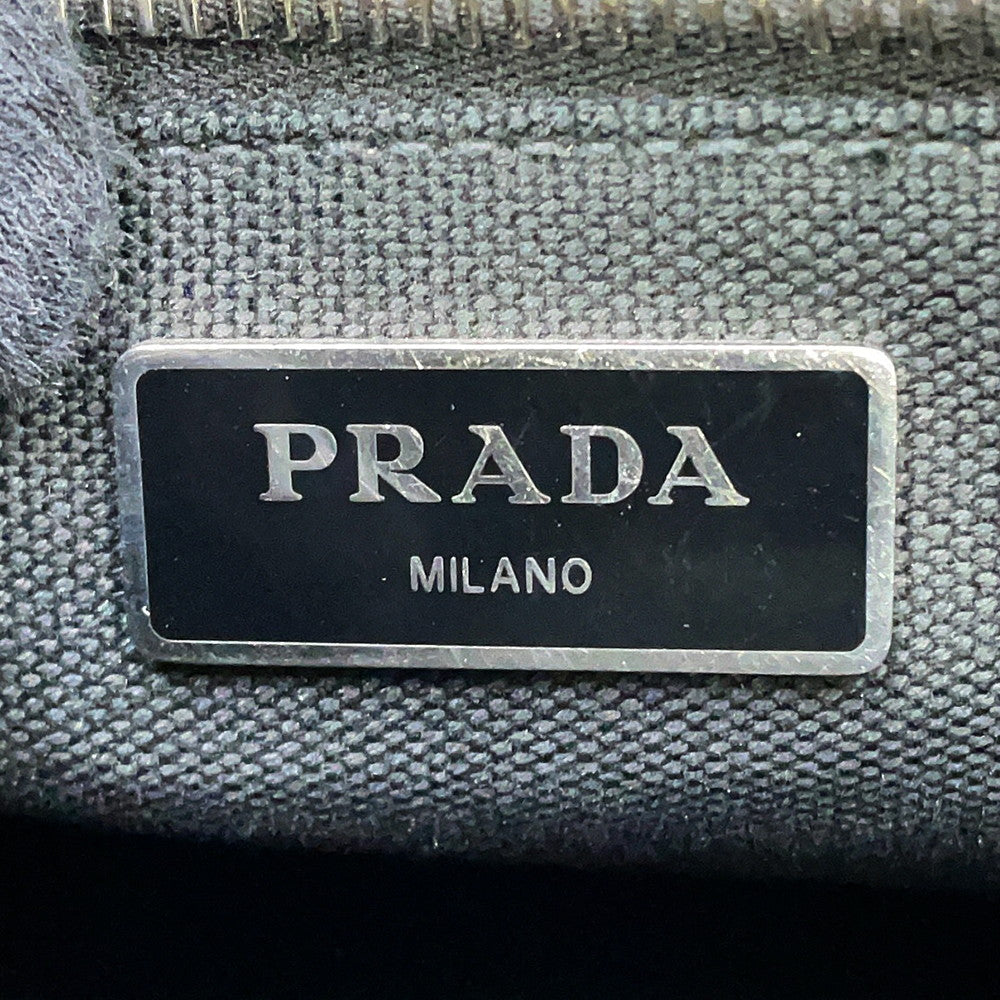 PRADA Canapa 2way Bag Black1BG439 Canvas