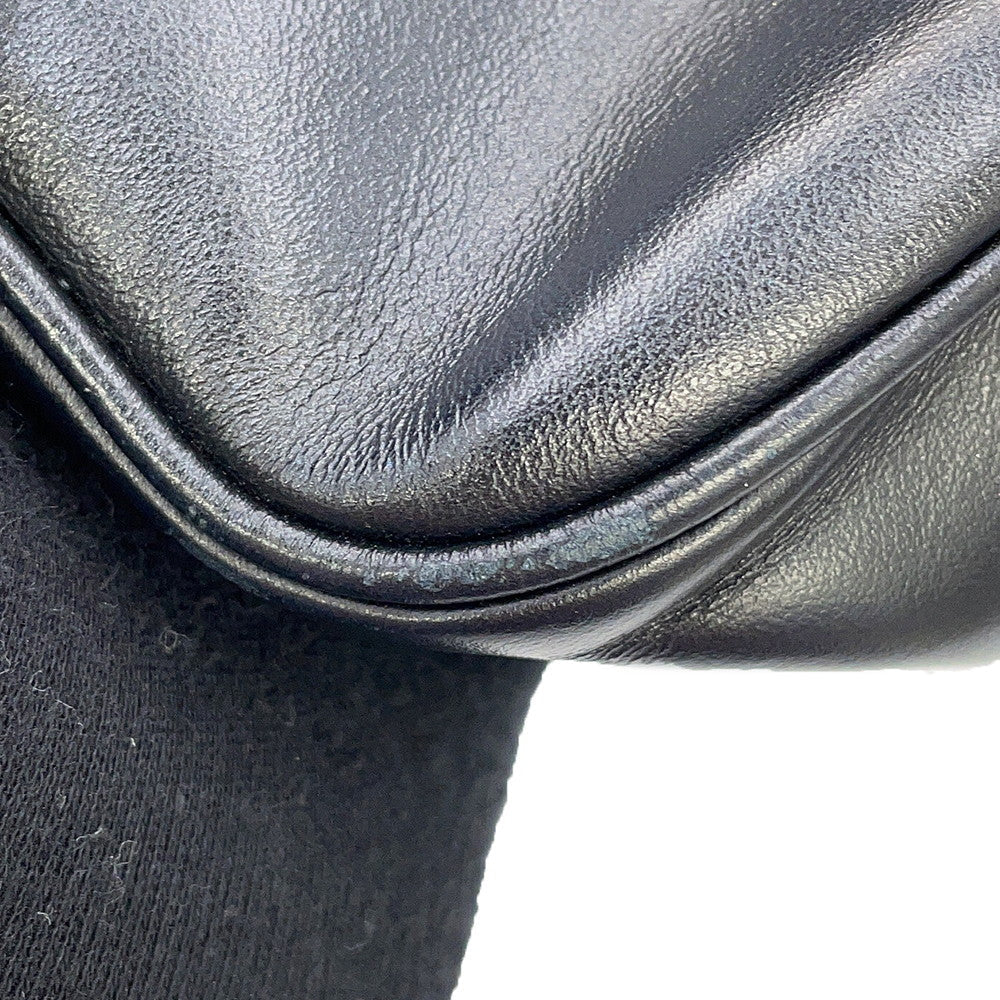 PRADA Re-Edition 2005 ChainShoulder Bag Black1BC204 Leather