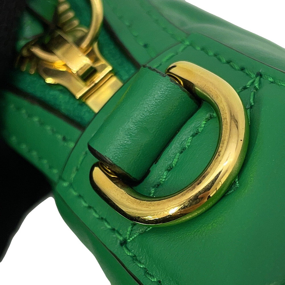 GUCCI GGMatelasse 2wayShoulder Bag Spring Green/Beige702229 Leather Size Small