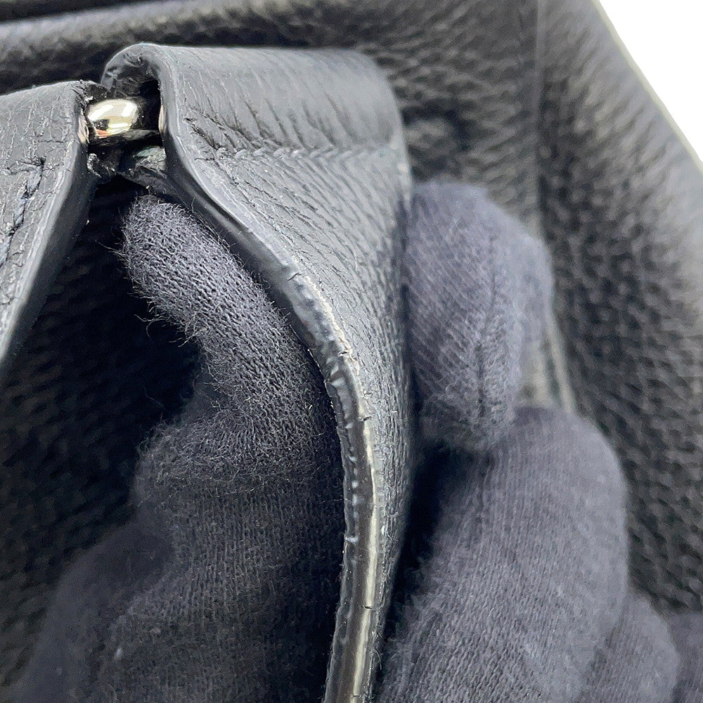 PRADA Vitello Dino Triangle Backpack Black2VZ099 Leather