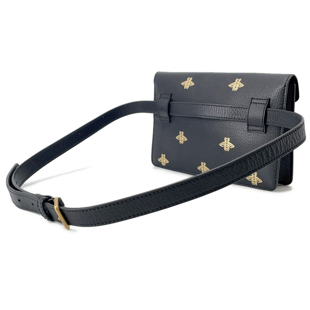 GUCCI Beastar Waist Bag Black500964 Leather