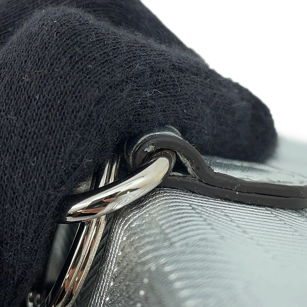 FENDI Nano Bucket Bag Charm Silver/Black7AS206 Leather
