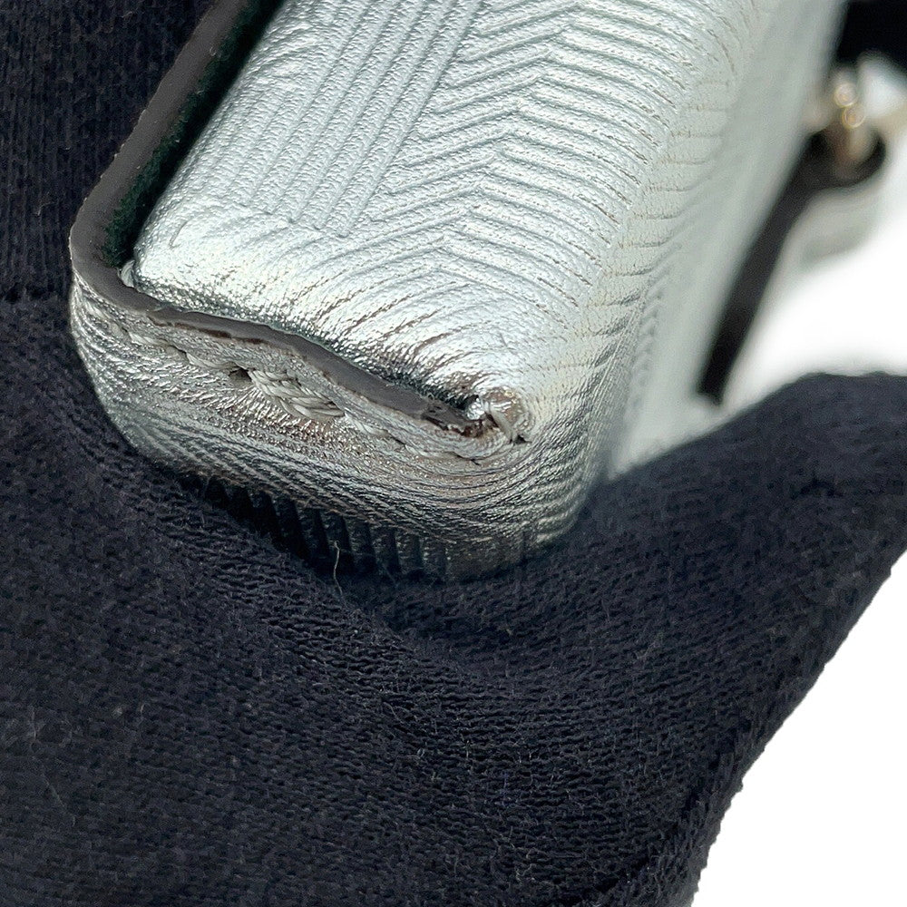 FENDI Nano Bucket Bag Charm Silver/Black7AS206 Leather