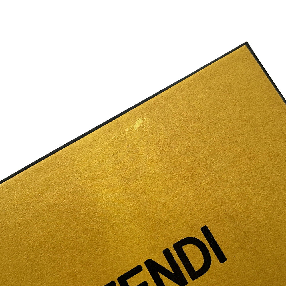 FENDI Nano Bucket Bag Charm Silver/Black7AS206 Leather