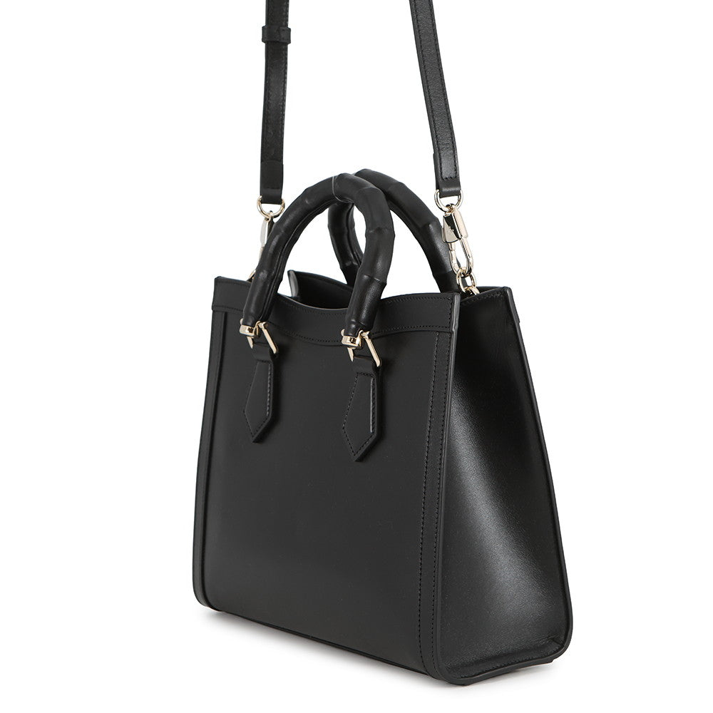 GUCCI Diana Tote Bag Black832982 Leather Size Medium