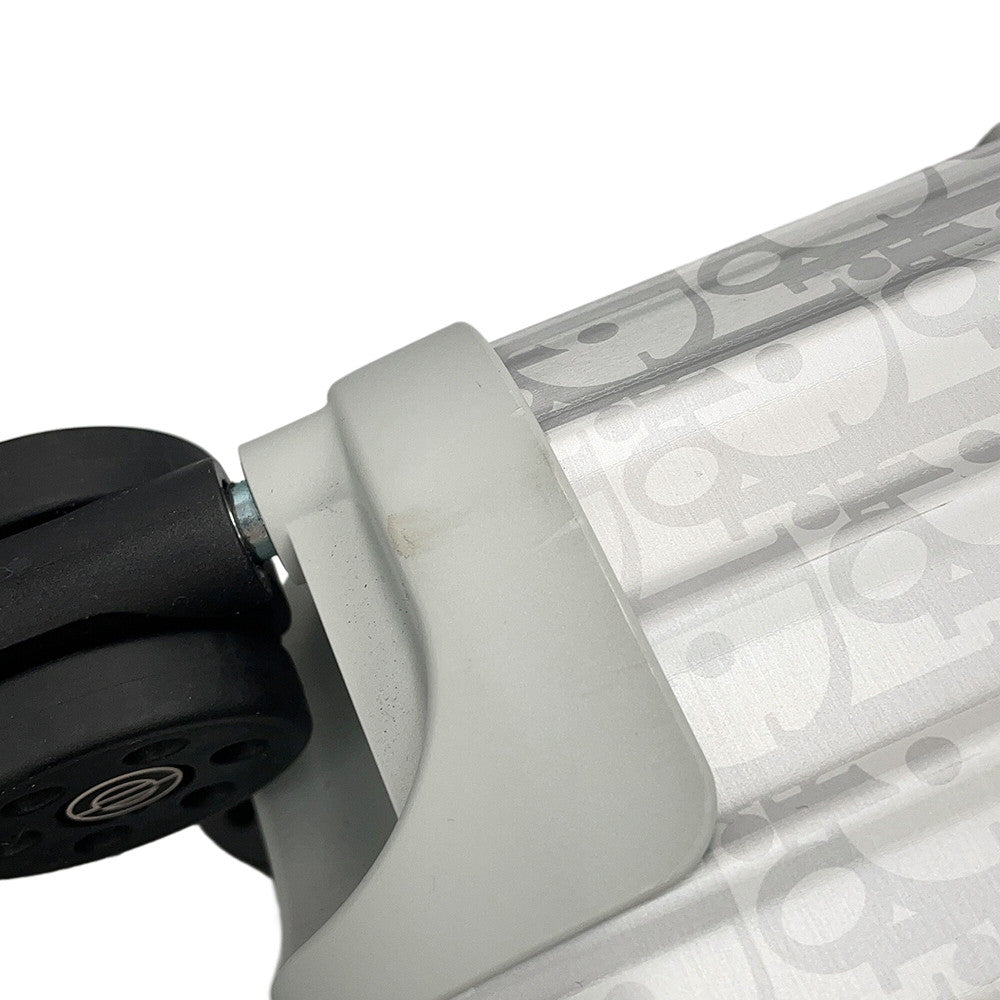 Dior Rimowa Collaboration Cabin Suitcase Oblique Carry-on Silver1DRTR002YWZ_H03E Aluminium